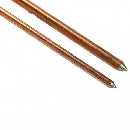 Jabalina 3/8 1 mts. cobre