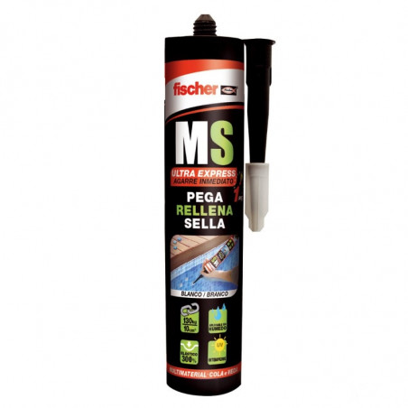 Sellador fischer adhesivo ms express negro 290ml
