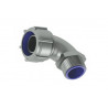 Conector daisa macho 90° p/caño flex. rosca 1'