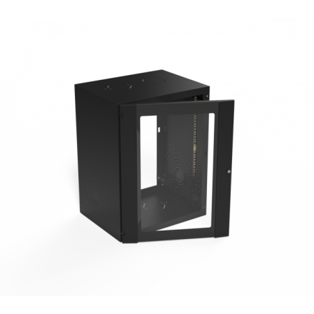 Gabinete tipo rack 12 unidades 600x619x460 negro