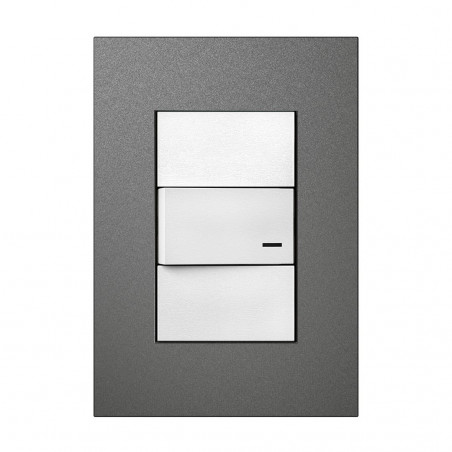 Tapa verona platinum 5x10cm 3 modulos antracita
