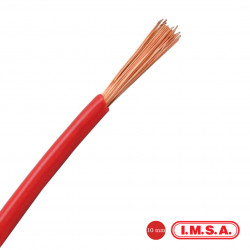 Cable imsa 1x10 mm rojo