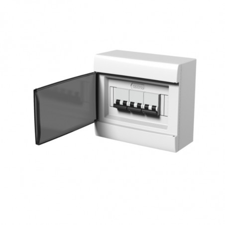 Caja exterior para 2 termicas bipolares blanca sin tapa