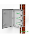 Gabinete estanco con contrafrente din 60x75x10
