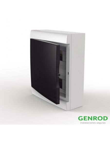 Caja ip65 24 polos din blanco