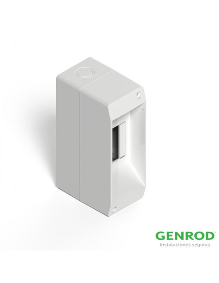 Caja exterior para 1 termica bipolar gris sin tapa