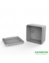 Caja pvc tapa transparente ip65 115x165x110 gris