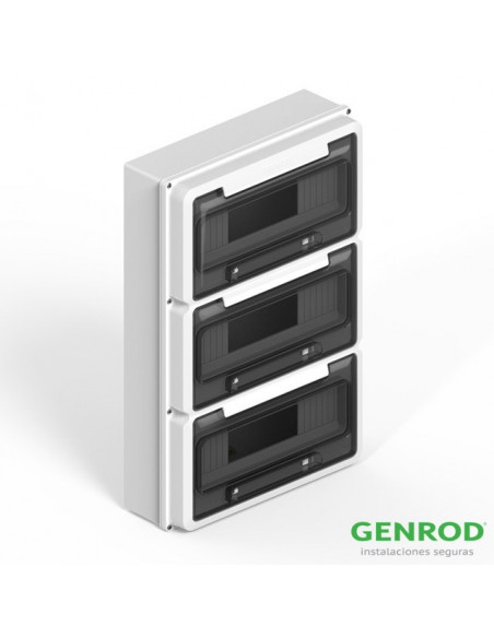 Caja ip65 36 polos din