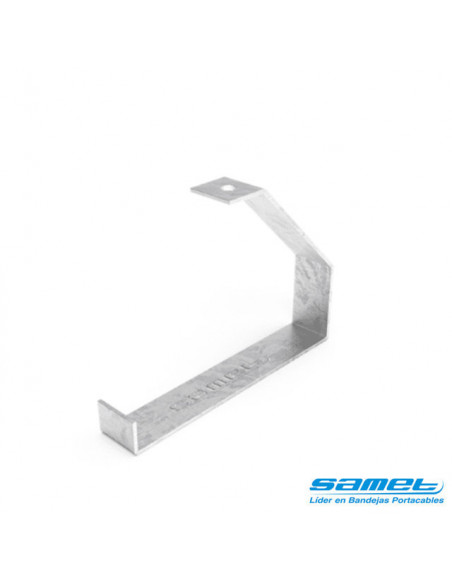 Grampa de suspension para tramo perforado de 50mm galvanizado