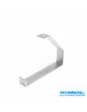 Grampa de suspension para tramo perforado de 50mm galvanizado
