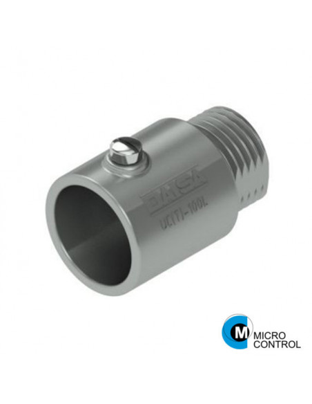 Conector para caño standard uso externo 1'