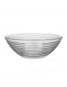 Bowl rayado 500ml transparente