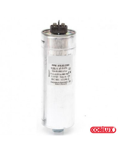Capacitor corilux monofasico 6600va...
