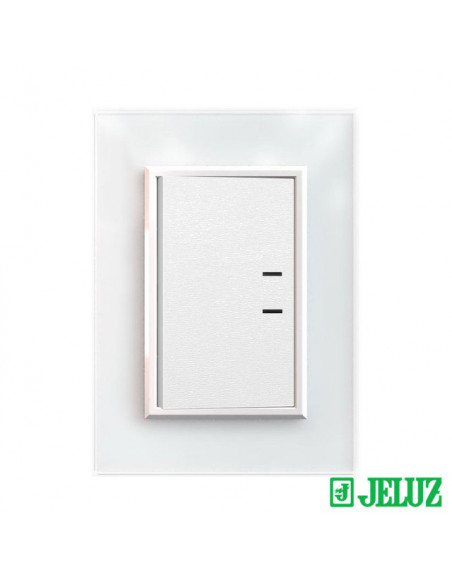 Tapa cristal 5x10cm con bastidor y ribetes blanco