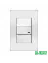 Tapa verona platinum 5x10cm 3 modulos blanco