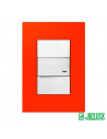 Tapa verona platinum 5x10cm 3 modulos naranja