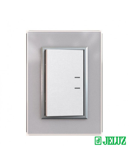 Tapa cristal 5x10cm con bastidor y ribetes plata