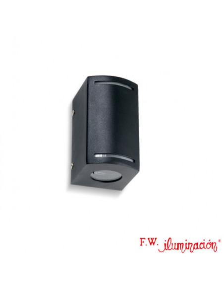 Difusor de pared negro uni/bidireccional