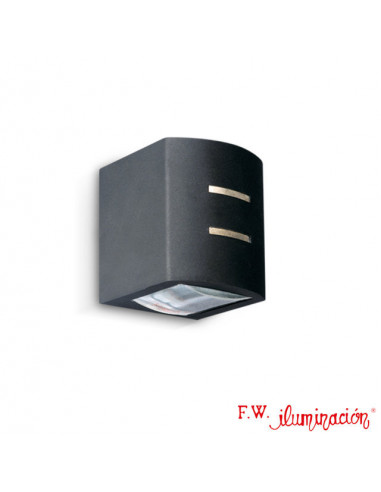 Difusor de pared uni/bidireccional negro