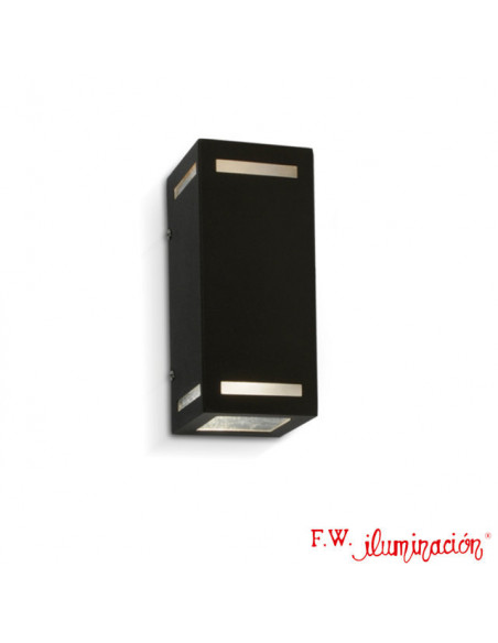 Difusor de pared bidireccional negro