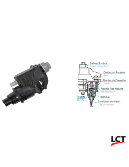 Morseto lct pkd-14/pf c/portafusible