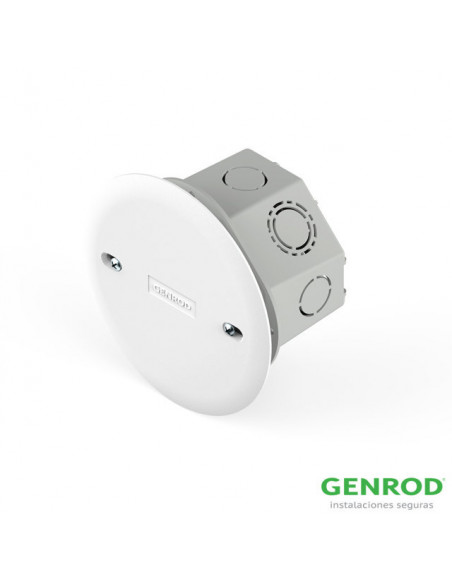 Tapa pvc para caja octogonal chica embutible