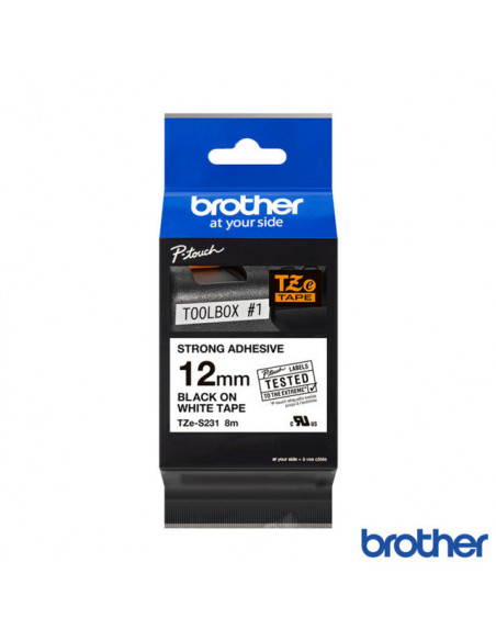 Cinta doble adhesivo negro/blanco 12mm