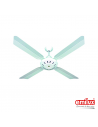 Ventilador 4 palas cuerpo/base plastico blanco