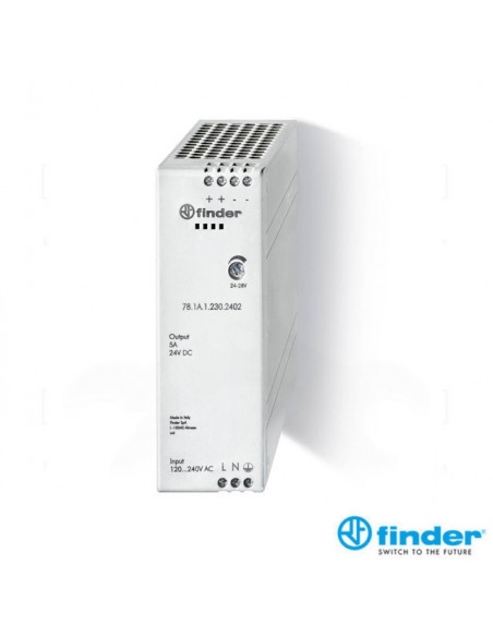 Fuente switching riel din 120/240v