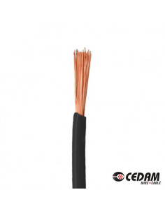 Cable cedam 1x1,5 mm negro