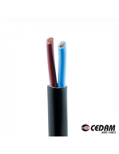 Cable cedam taller 3x2,50mm negro