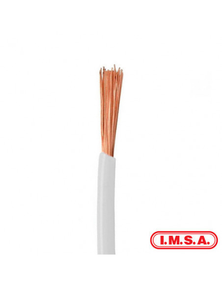 Cable Imsa 1x4mm blanco