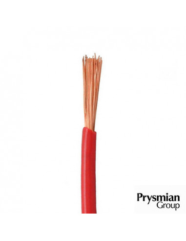 Cable Prysmian 1x1,5 rojo
