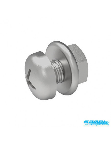 Tornillo con tuerca 3/8 para bandeja escalera
