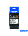 Cinta Brother termocontraible blanco/negro 8.8mm