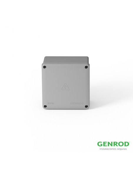 Caja de paso 165x165x65 ip65 gris