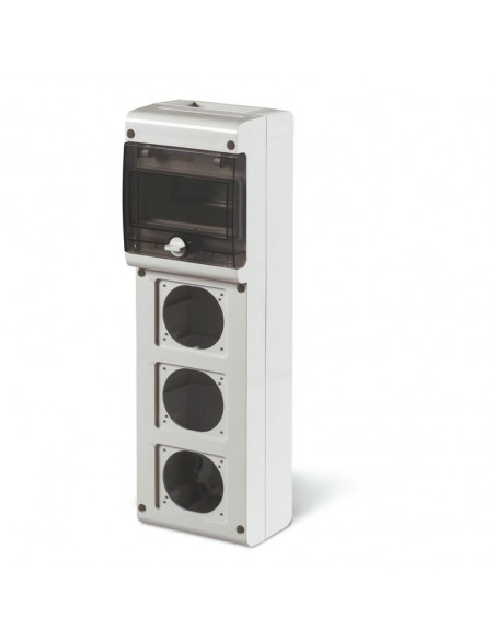 TABLERO SCAME BLOCK3 VACIO IP66-P/3 BASE-6 DIN