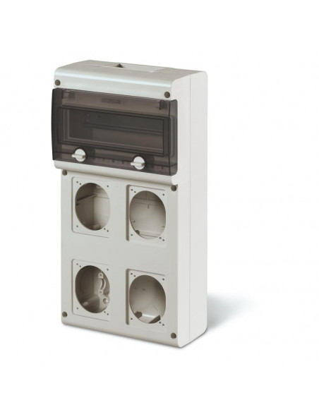 TABLERO SCAME BLOCK4 VACIO IP66-P/4 BASE-10 DIN