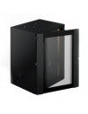 Gabinete tipo rack mural 9 unidades 600x486x460 negro