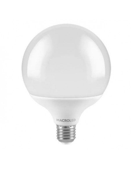 LAMPARA MACROLED GLOBO 14W LUZ FRIA