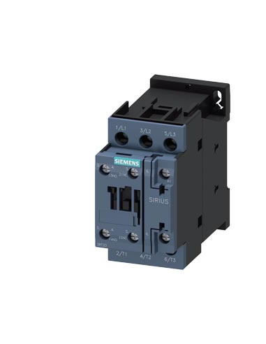 CONTACTOR SIEMENS 7.5KW 17A 24V 1NA +...