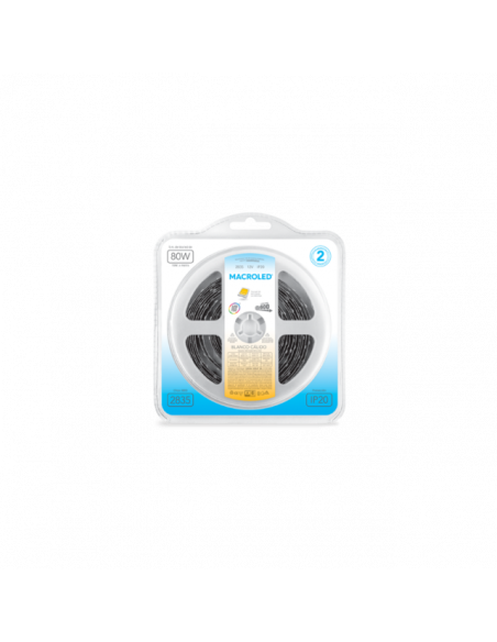 TIRA MACROLED INTERIOR 12V 16W LUZ FRIO