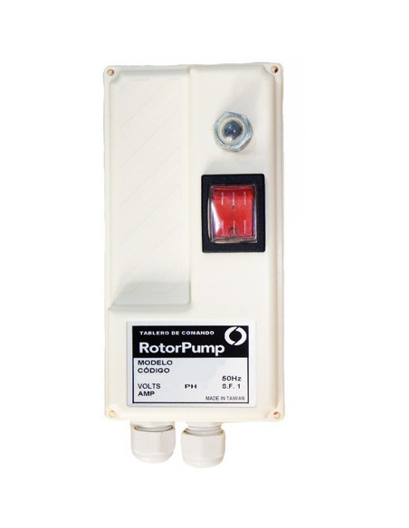 TABLERO ROTOR PUMP P/ MOTOR RP 0.75 HP