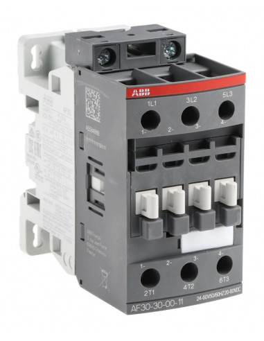 CONTACTOR ABB 3X30A S/AUX 250-500 VCA/C