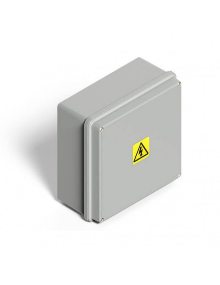 Caja de paso 165x165x110 ip65 gris