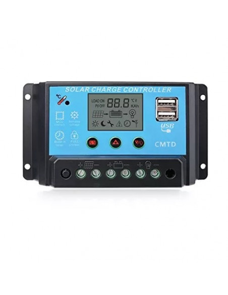 REGULADOR TRV SOLAR 12/24V 10A