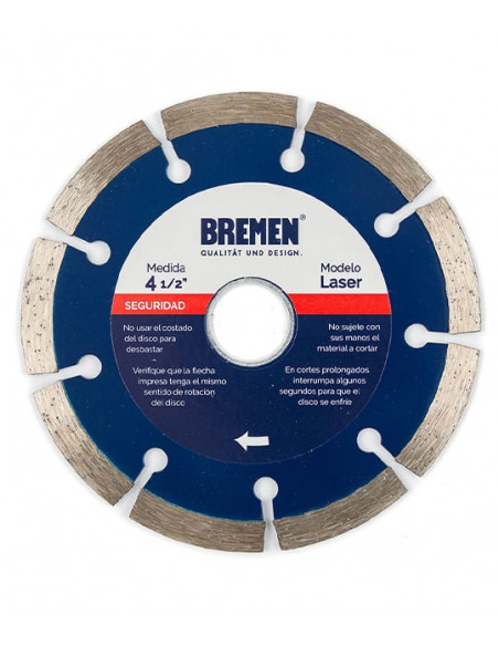 DISCO BREMEN DIAMANTADO 7 LASER