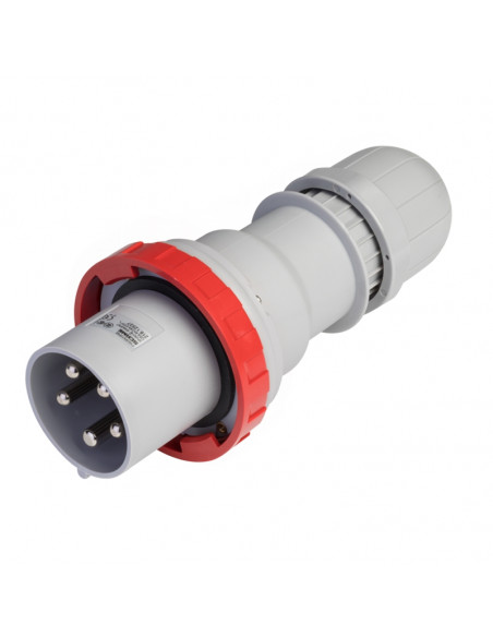 Ficha optima ip67 3p+n+t 63a 380v 6h