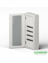 Gabinete individual con puerta de vidrio 60x60x20