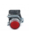 Pulsador rasante luminoso CNC LAY4-BW3462 1nc rojo metalico XB4